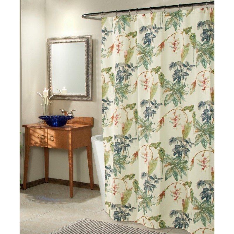 Floral Cascade Shower Curtain