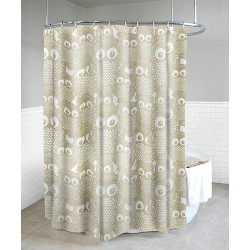 Owl Party Shower Curtain