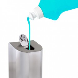 Distributeur de savon en acier inoxydable verrouillable