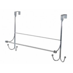 Madhu Over-The-Door Towel Bar with Hooks
