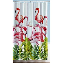 Flamingo Garden rideau de douche