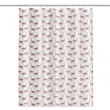 Llama Strut Shower Curtain