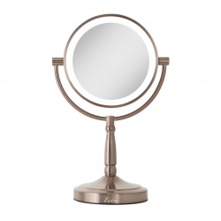 Miroir de courtoisie lumineux à DEL double face sans fil 10X / 1X