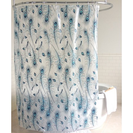 Peacock Feather Shower Curtain