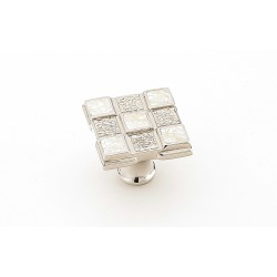 Avalon Bay White Mother of Pearl Square Knob