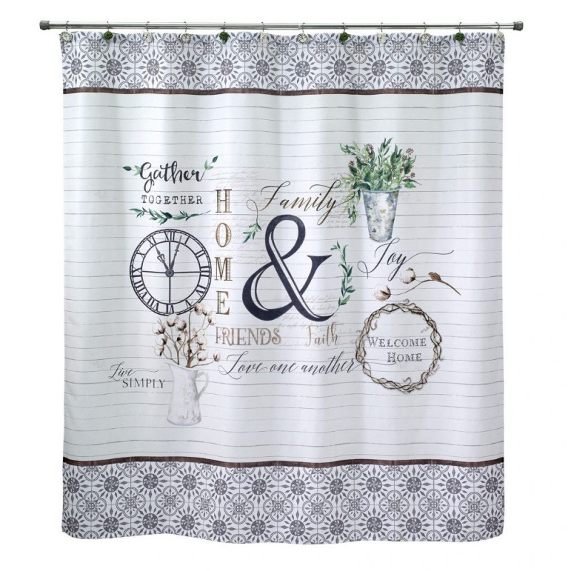 Modern Farmhouse Shower Curtain