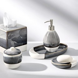Grigio collection d'accessoires de salle de bain