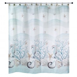 Costal Terrazzo Shower Curtain