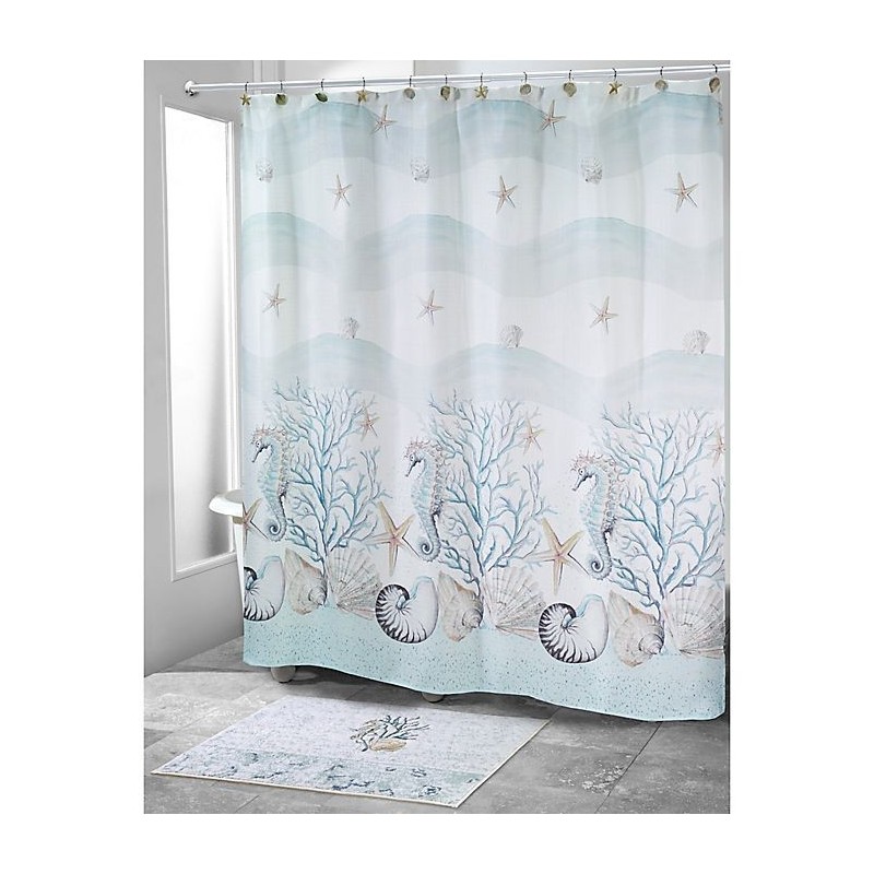 Costal Terrazzo Shower Curtain