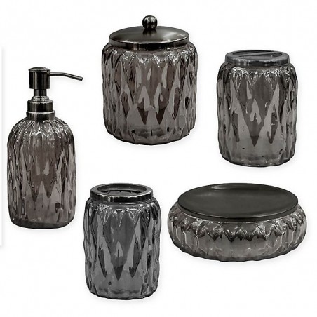 Glacier Smoke Bathroom Accessories Collection