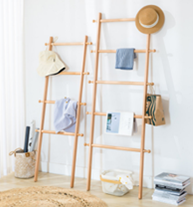 Wood Towel Ladder   Wood Towel Ladder 